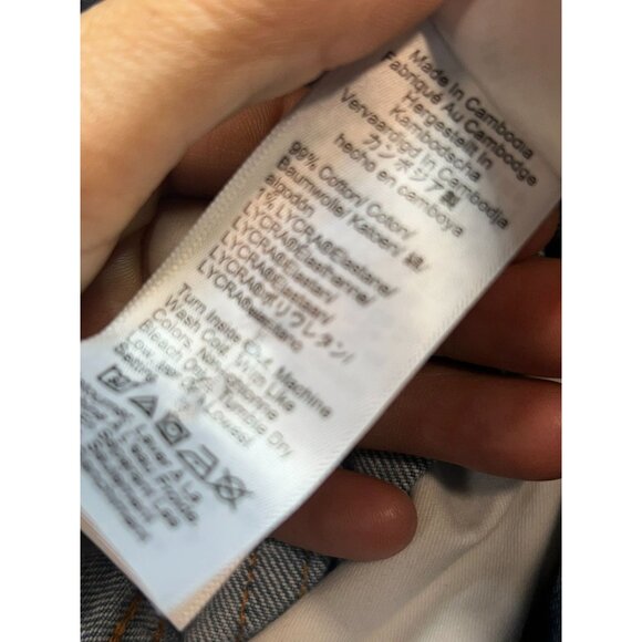 J.Crew Women's Flare Crop Jeans Mid Rise Stretch Denim Size 28 Blue Light Wash - Picture 5 of 10